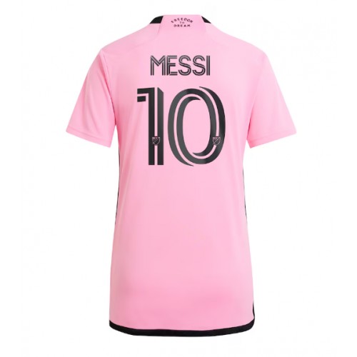 Fotbalové Dres Inter Miami Lionel Messi #10 Dámské Domácí 2024-25 Krátký Rukáv